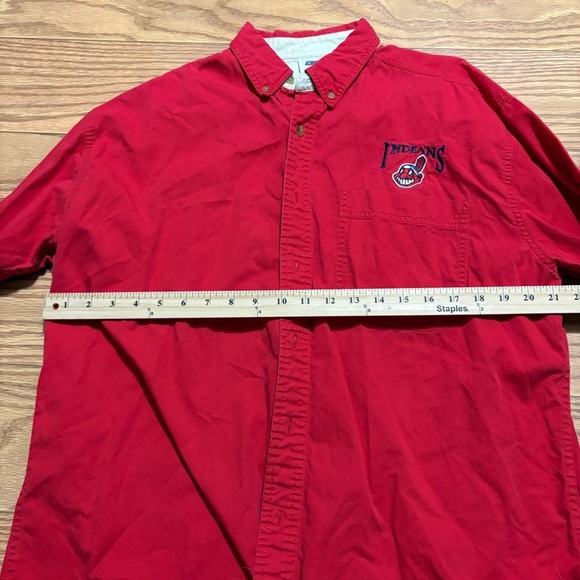 VTG Cleveland Indians Shirt Large - Picture 4 of 7